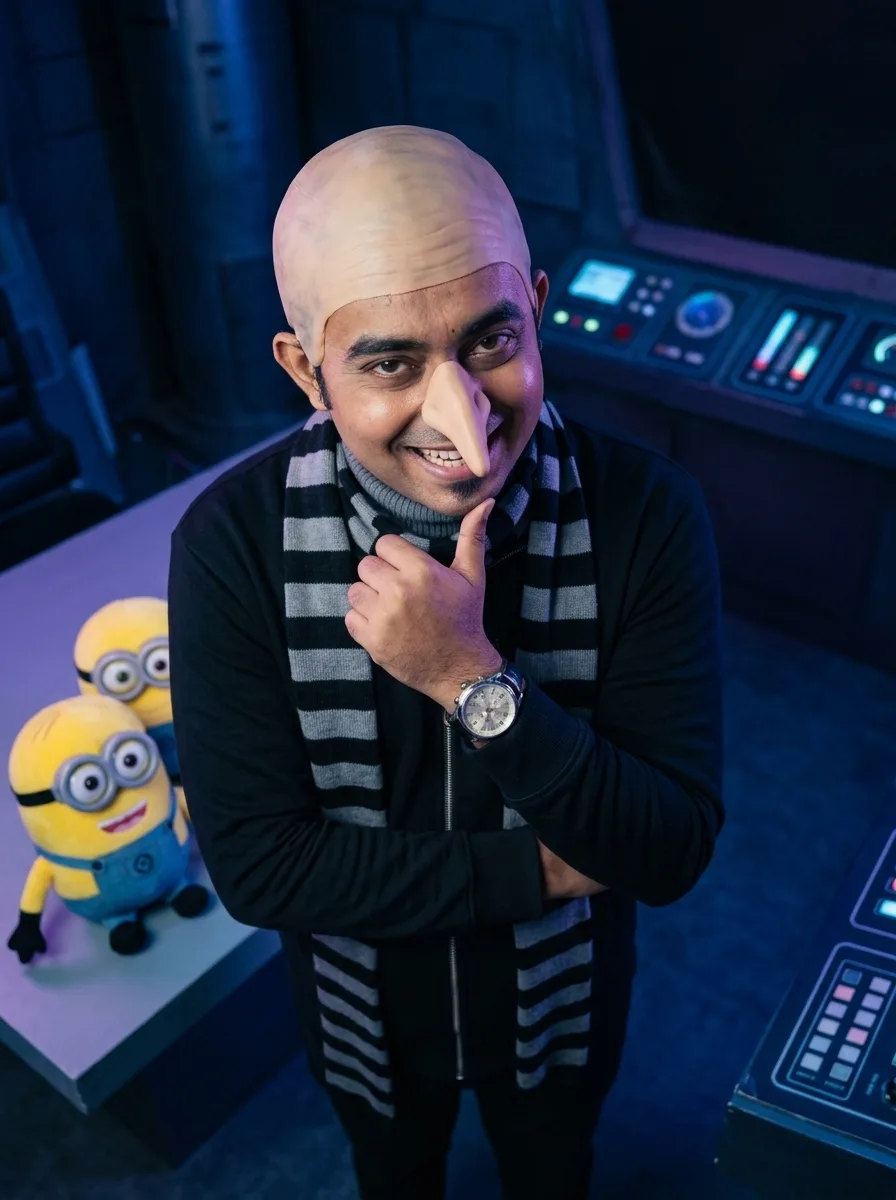 After: Gru (Despicable Me)
