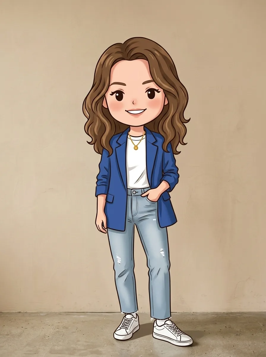 After: Chibi cartoon