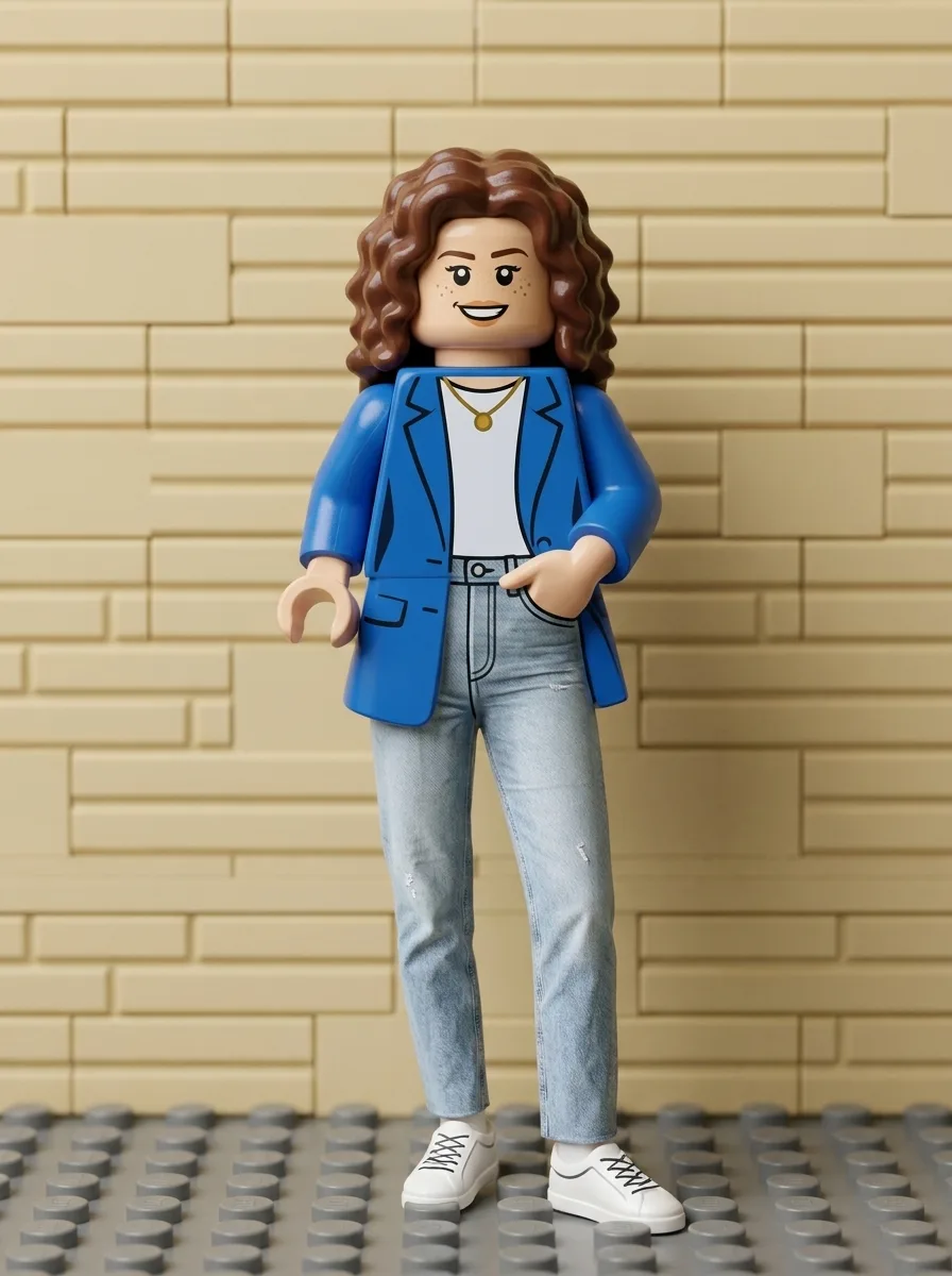 After: Toy-brick minifigure